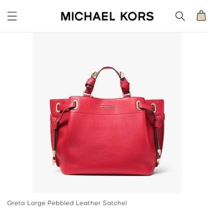 Michael Kors large Greta satchel RED